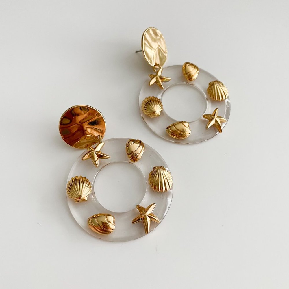 J. Crew Acetate Charm Earrings - Picture 2 of 3